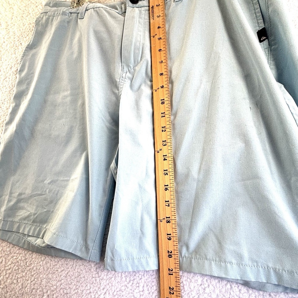 Quiksilver Amphibian Shorts Mens 36 Light Blue Hybrid Board Shorts Quick Dry 9in - Picture 4 of 10